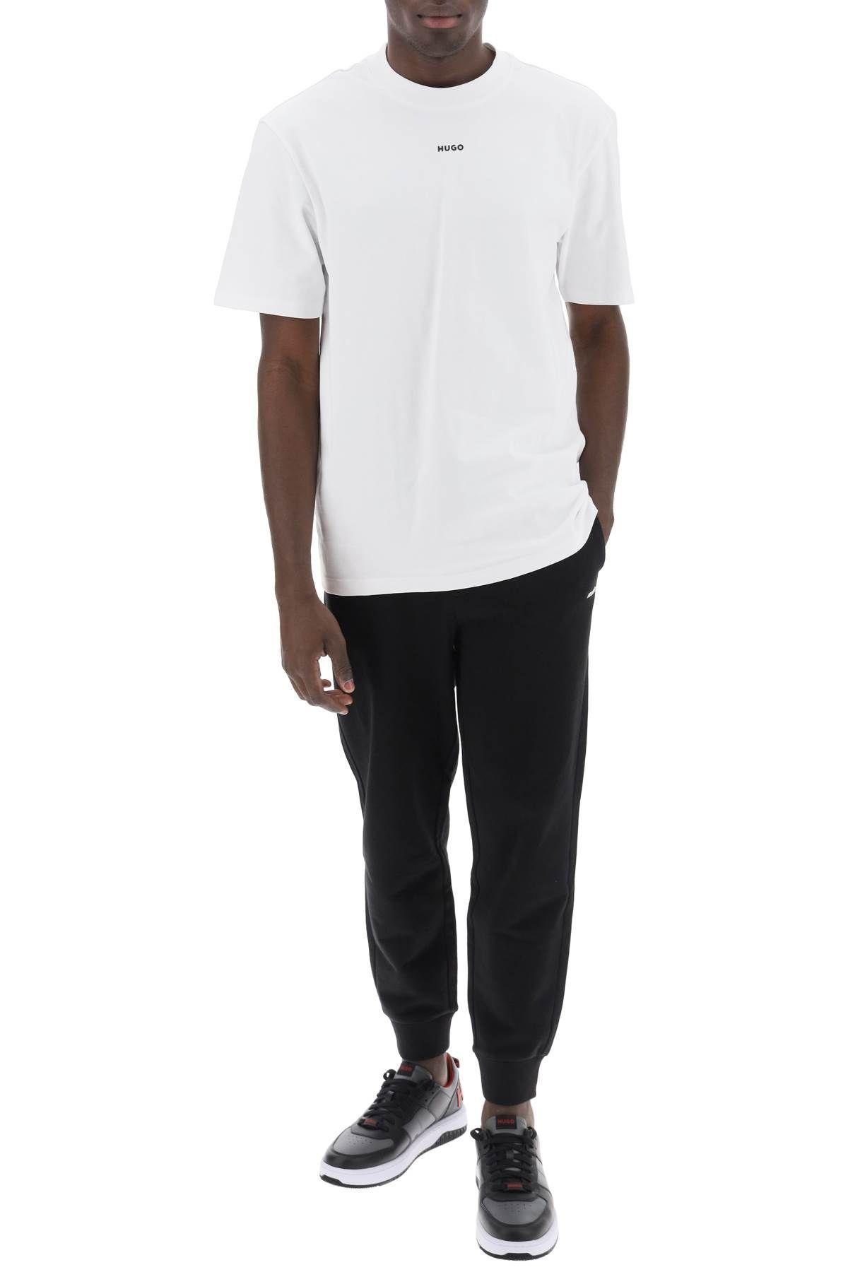 HUGO BOSS Hugo Dapolino Crew Neck T Shirt In White Product Image