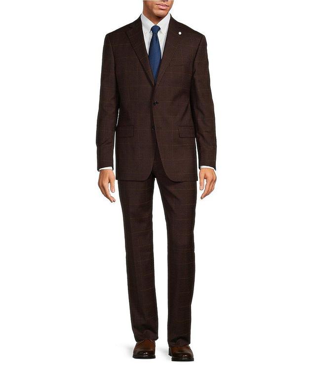 Hart Schaffner Marx Chicago Classic Fit Flat Front Plaid Pattern 2-Piece Suit Product Image