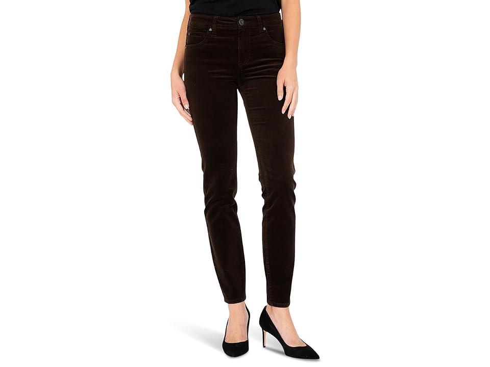 KUT from the Kloth Diana Corduroy Skinny (Concrete) Women's Clothing Product Image