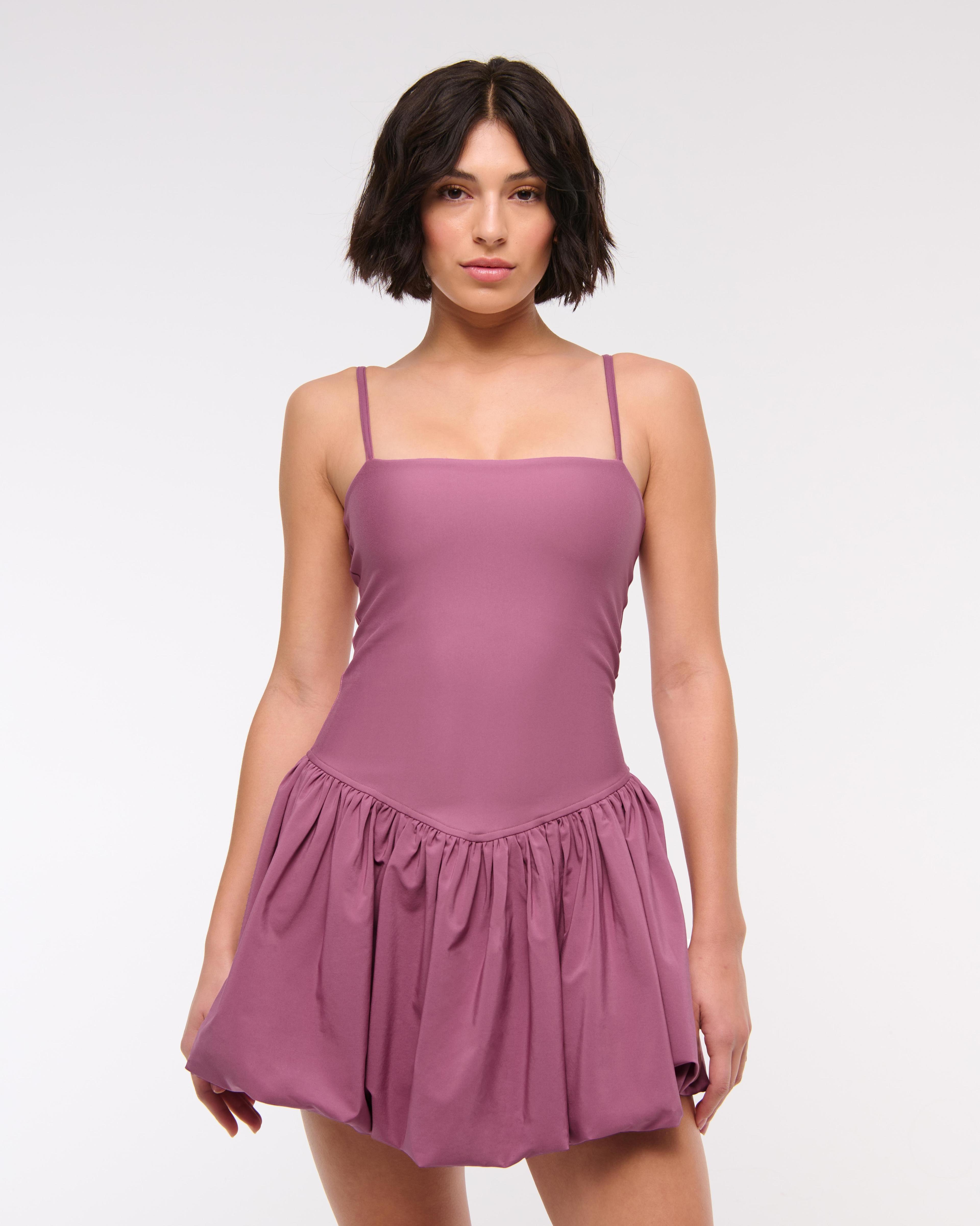 YPB sculptLUX Bubble Hem Mini Dress Product Image