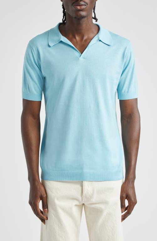 Mens Noah Polo Shirt with Johnny Collar Product Image