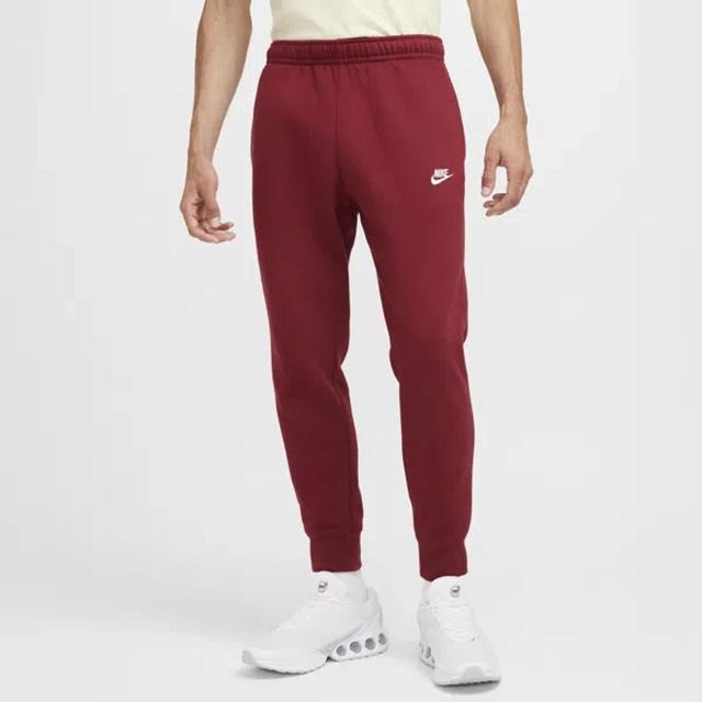 Men's  Sportswear Club Fleece Jogger Pants In Red Product Image