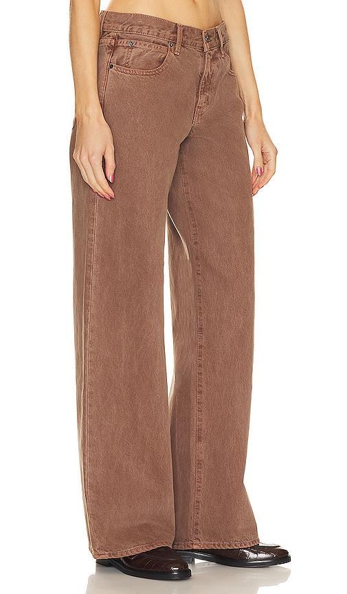 SLVRLAKE Mica Wide Leg Jean in Brown. - size 29 (also in 24, 25, 26, 27, 28, 30, 31) Product Image