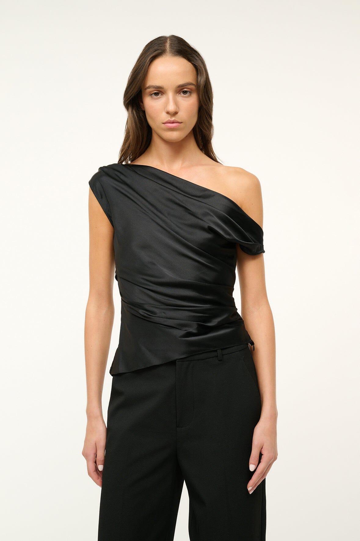 PHARE SILK TOP | BLACK Product Image