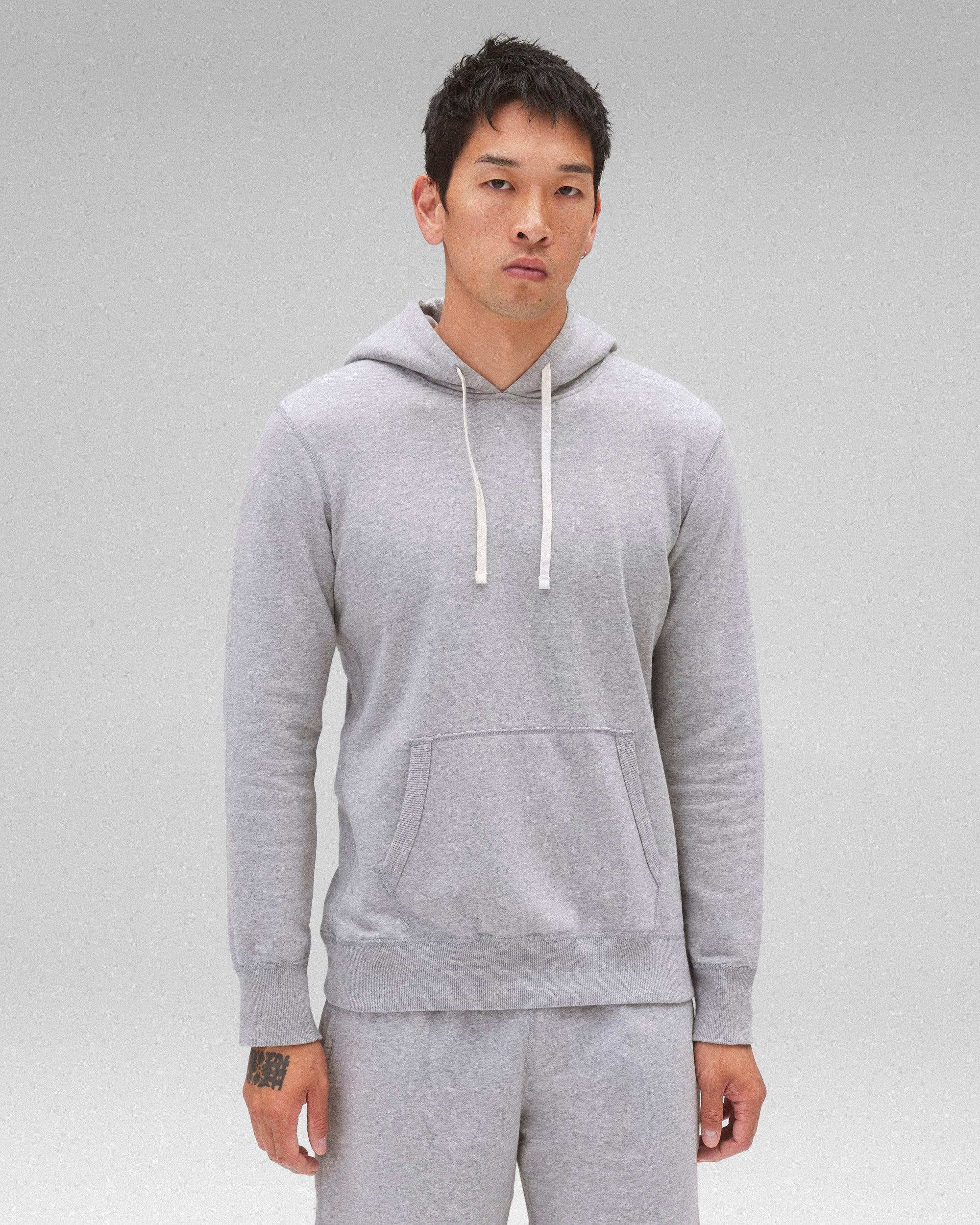 Midweight Terry Slim Hoodie Male Product Image