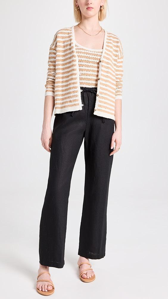 Reformation Olina Mid-Rise Linen Pants | Shopbop Product Image