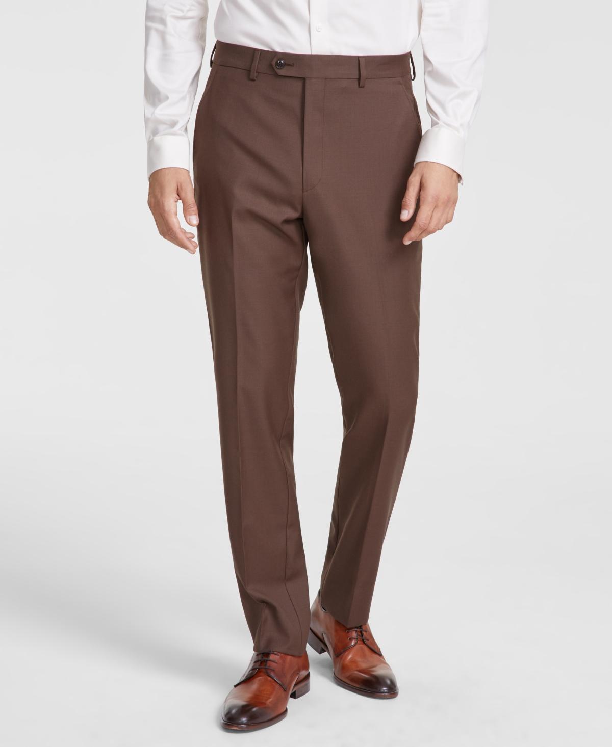 Michael Kors Men Classic-Fit Wool-Blend Suit Separate Pants Product Image