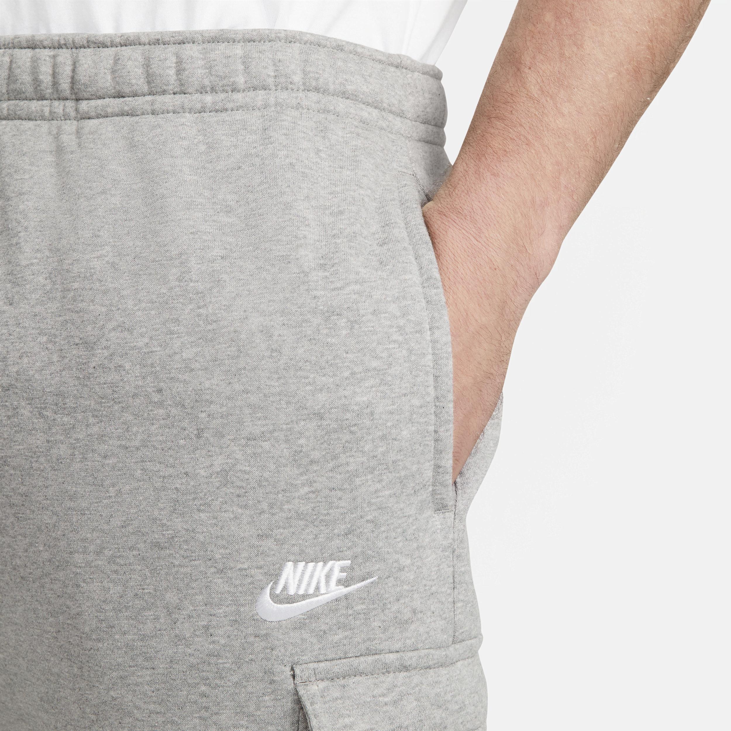 Mens Nike Sportswear Club Fleece Cargo Pants Dark Gray Grey Product Image