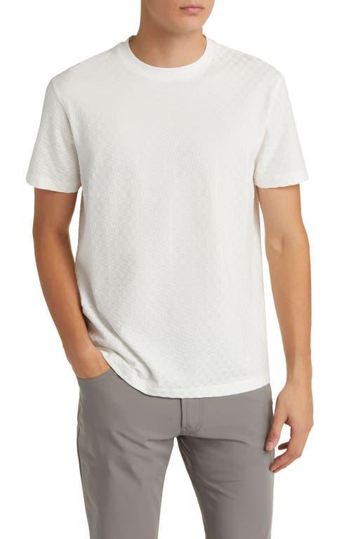 Mens Jacquard Jersey Crewneck T-Shirt Product Image