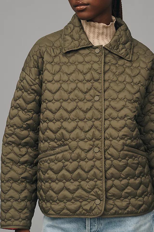 Maeve Heart-Quilted Liner Jacket Product Image