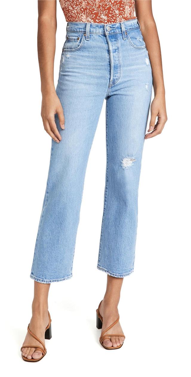 Levis Ribcage Straight Ankle Jeans Samba Done 24 Product Image