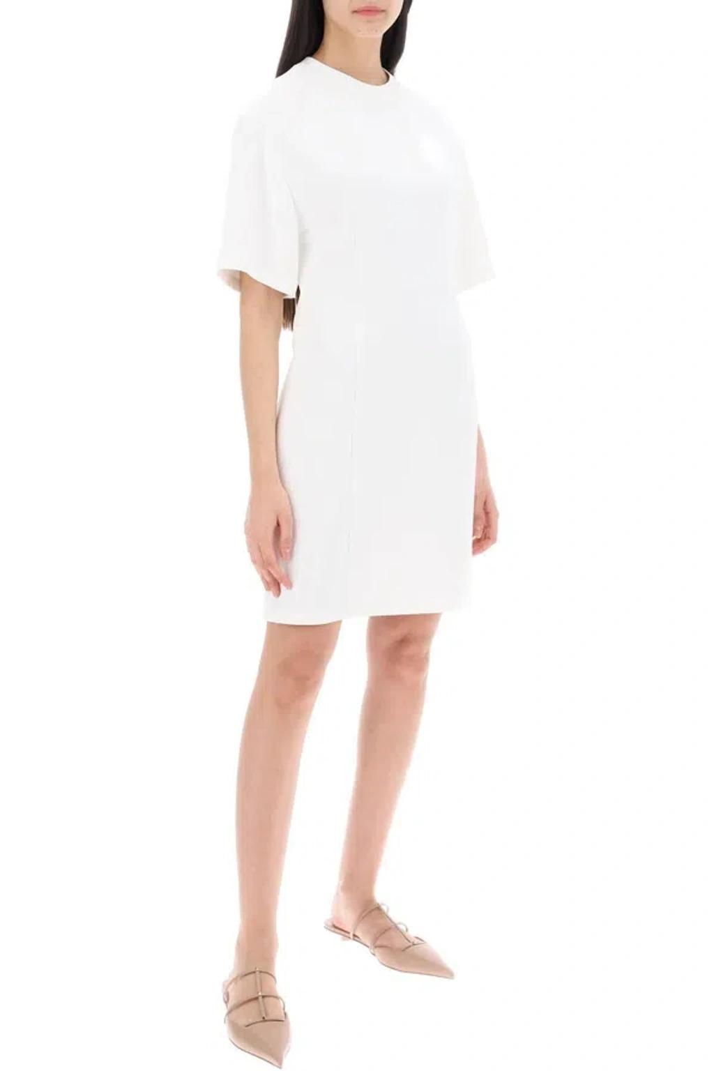 Structured Mini Dress In Ivory Product Image