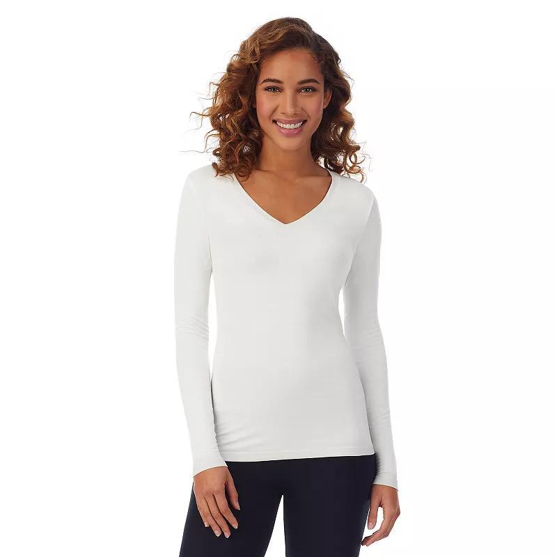 Womens Cuddl Duds Softwear with Stretch Long Sleeve V-Neck Top Product Image