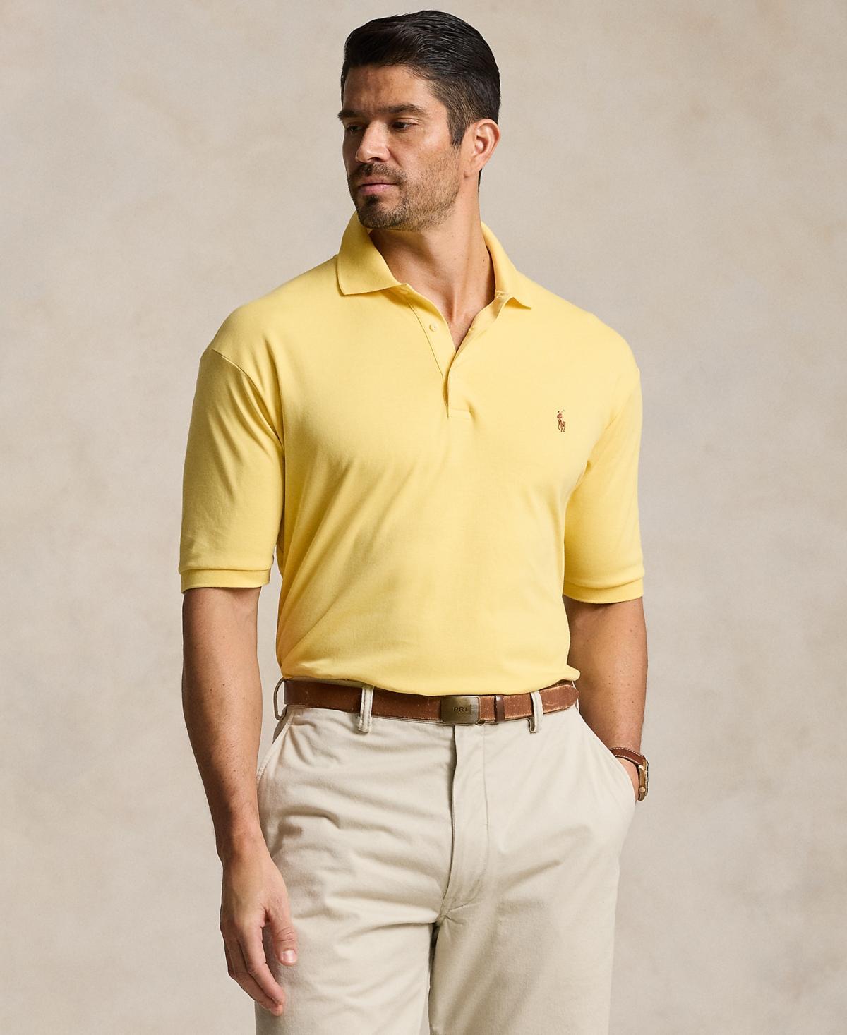 Polo Ralph Lauren Mens Big & Tall Cotton Interlock Polo Shirt Product Image