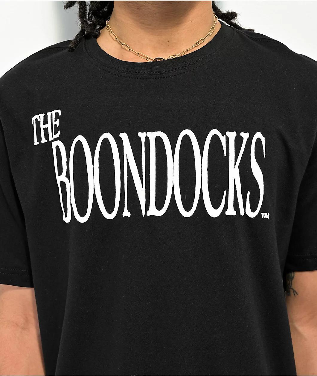 The Boondocks Wanted Riley Black T-Shirt Product Image