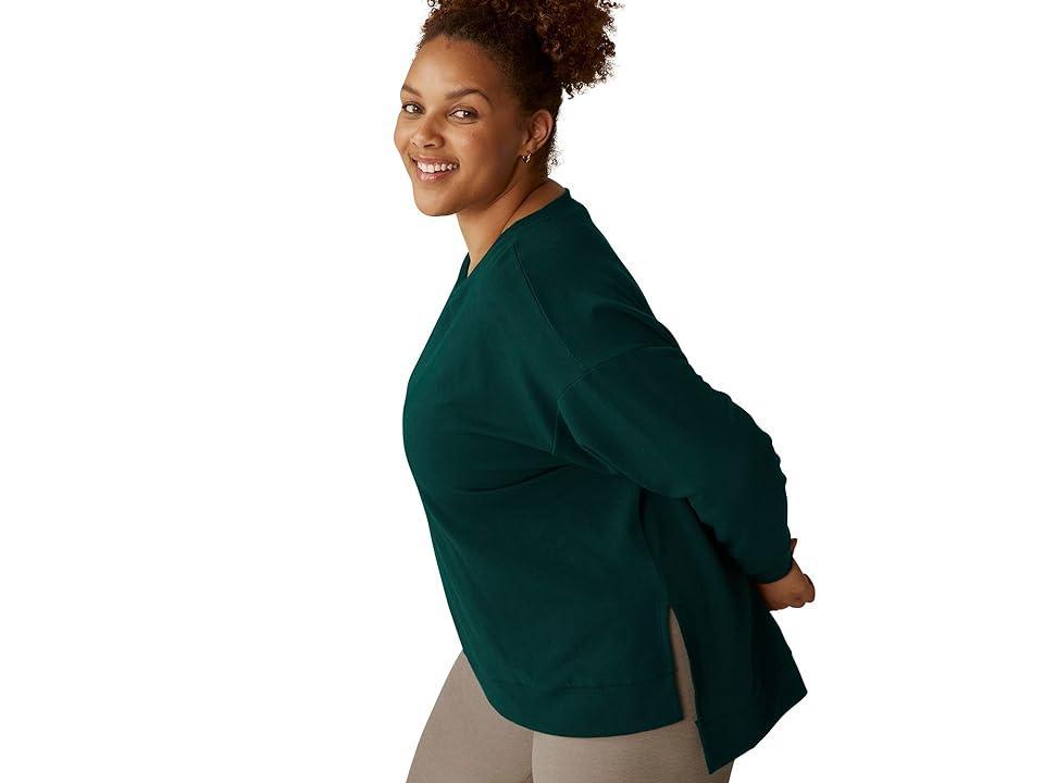 Beyond Yoga Plus Size Off Duty Pullover (Midnight ) Women's Clothing Product Image