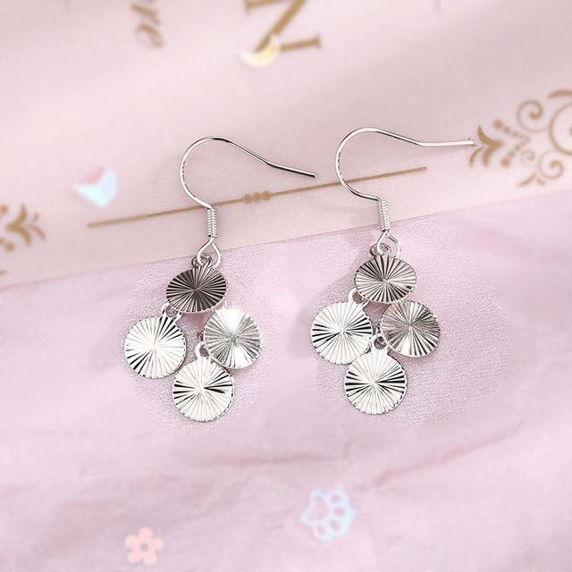 Disc Alloy Dangle Earring Product Image