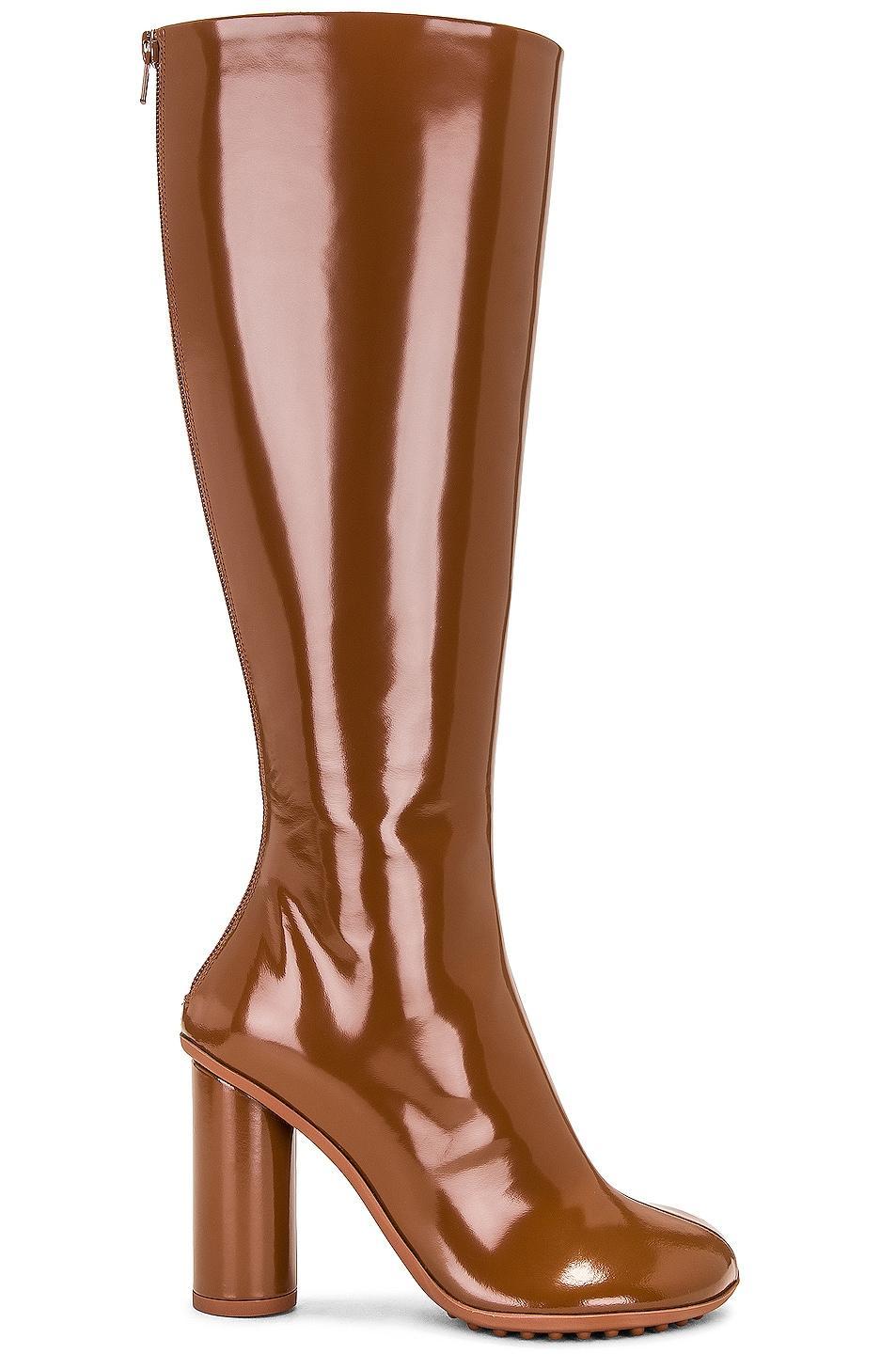 Bottega Veneta Atomic Boot in Brown Sugar - Brown. Size 37 (also in 36, 38, 39, 40). Product Image