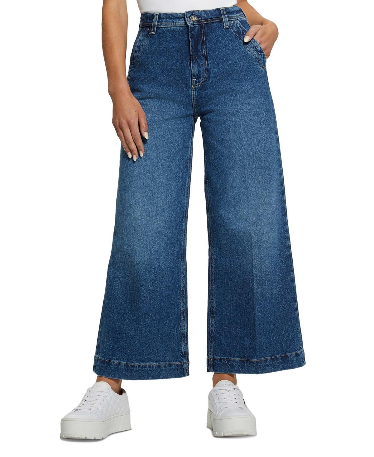 Women's Dakota High-Rise Wide-Leg Jeans Product Image