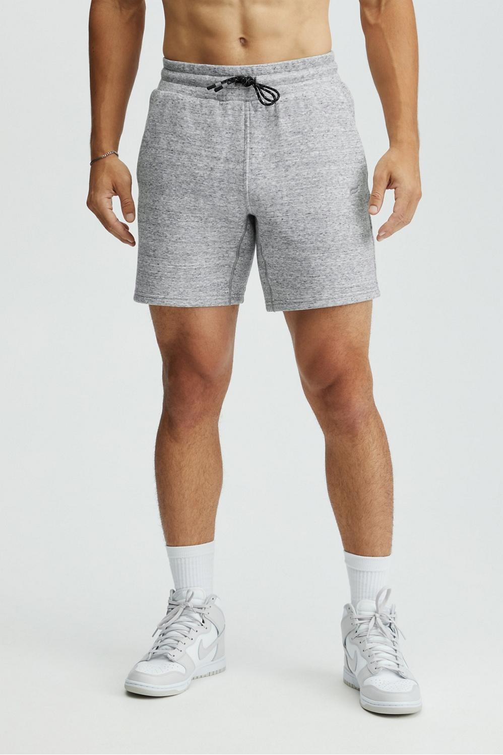 Fabletics Men The Postgame Short male Grey Heather Size XL Product Image