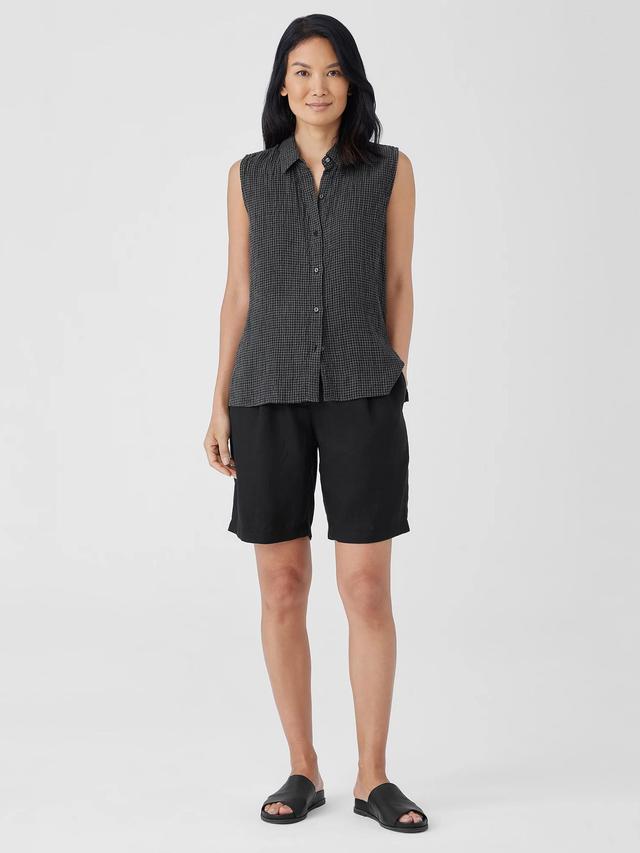 EILEEN FISHER Organic Linen Shortsfemale Product Image