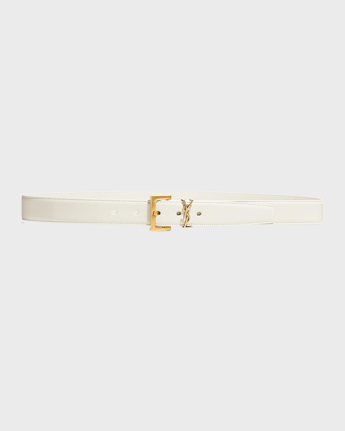 Womens Monogram Leather Belt Product Image