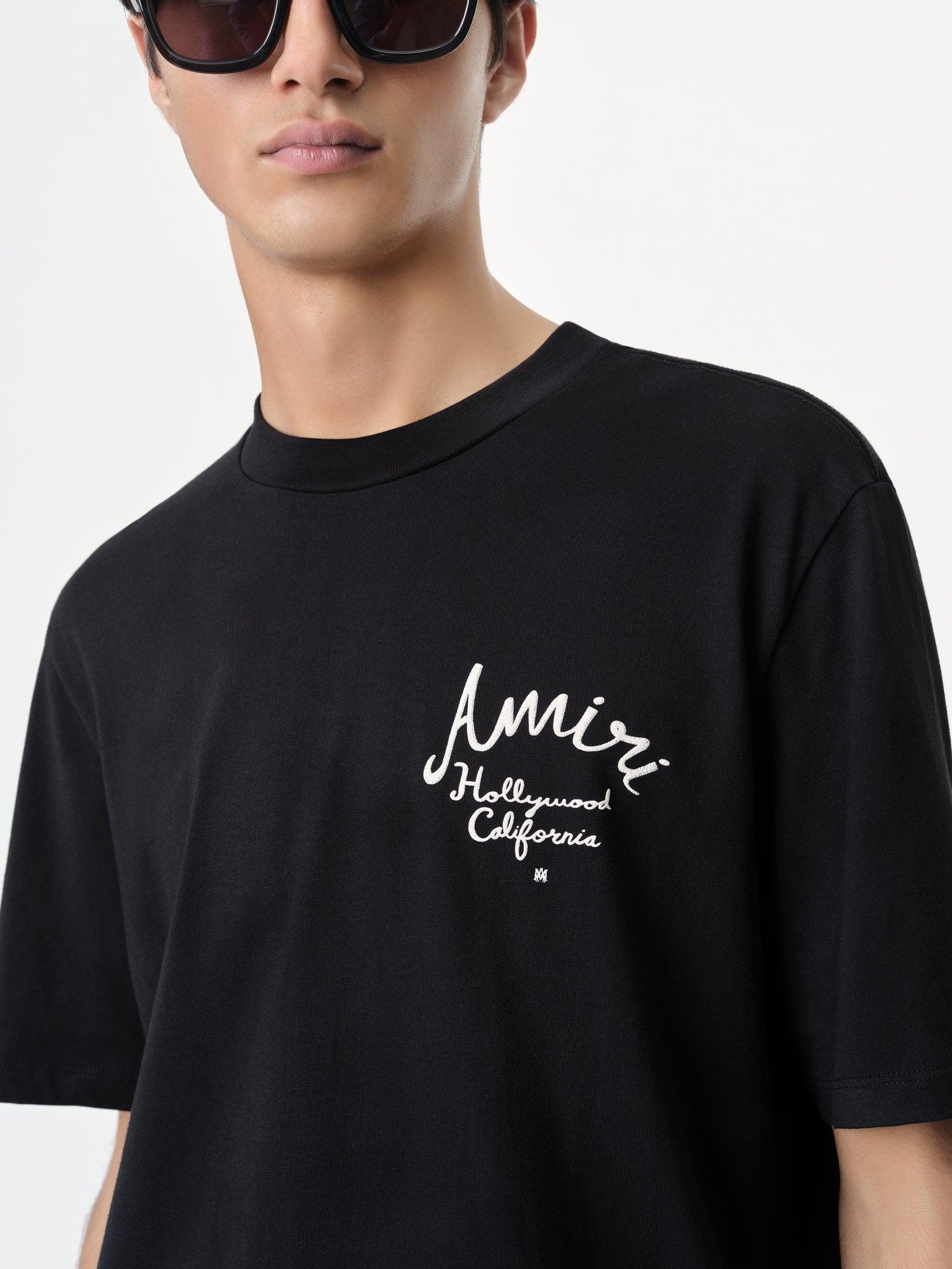 AMIRI HOLLYWOOD TEE - Black Male Product Image