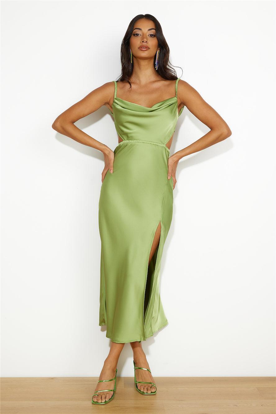 Freshest Brew Midi Dress Green product image