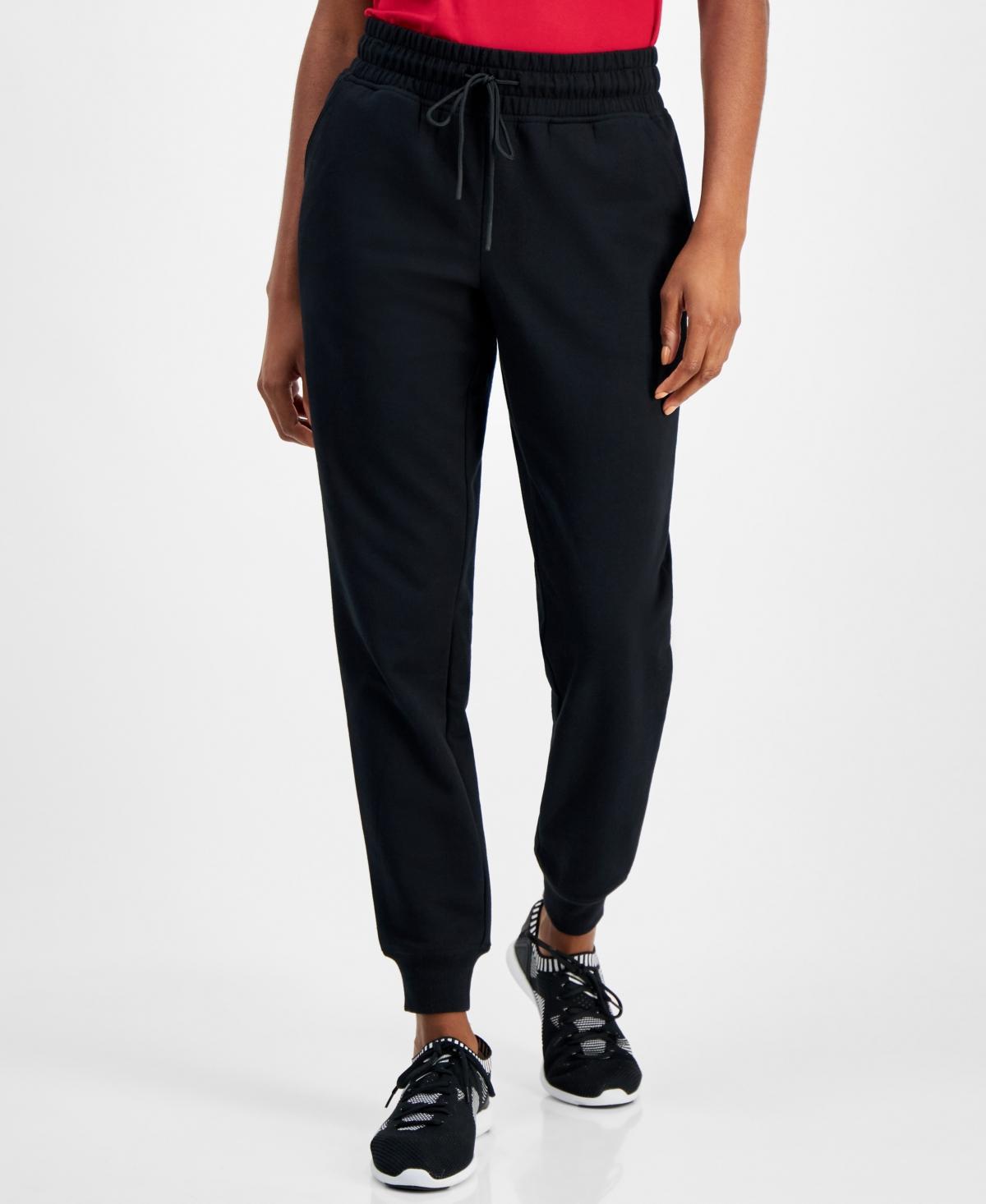 Id Ideology Womens Relaxed Rib-Cuff Fleece Jogger Sweatpants, Created for Macys Product Image