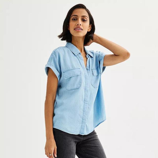 Womens Sonoma Goods For Life Utility Shirt Product Image