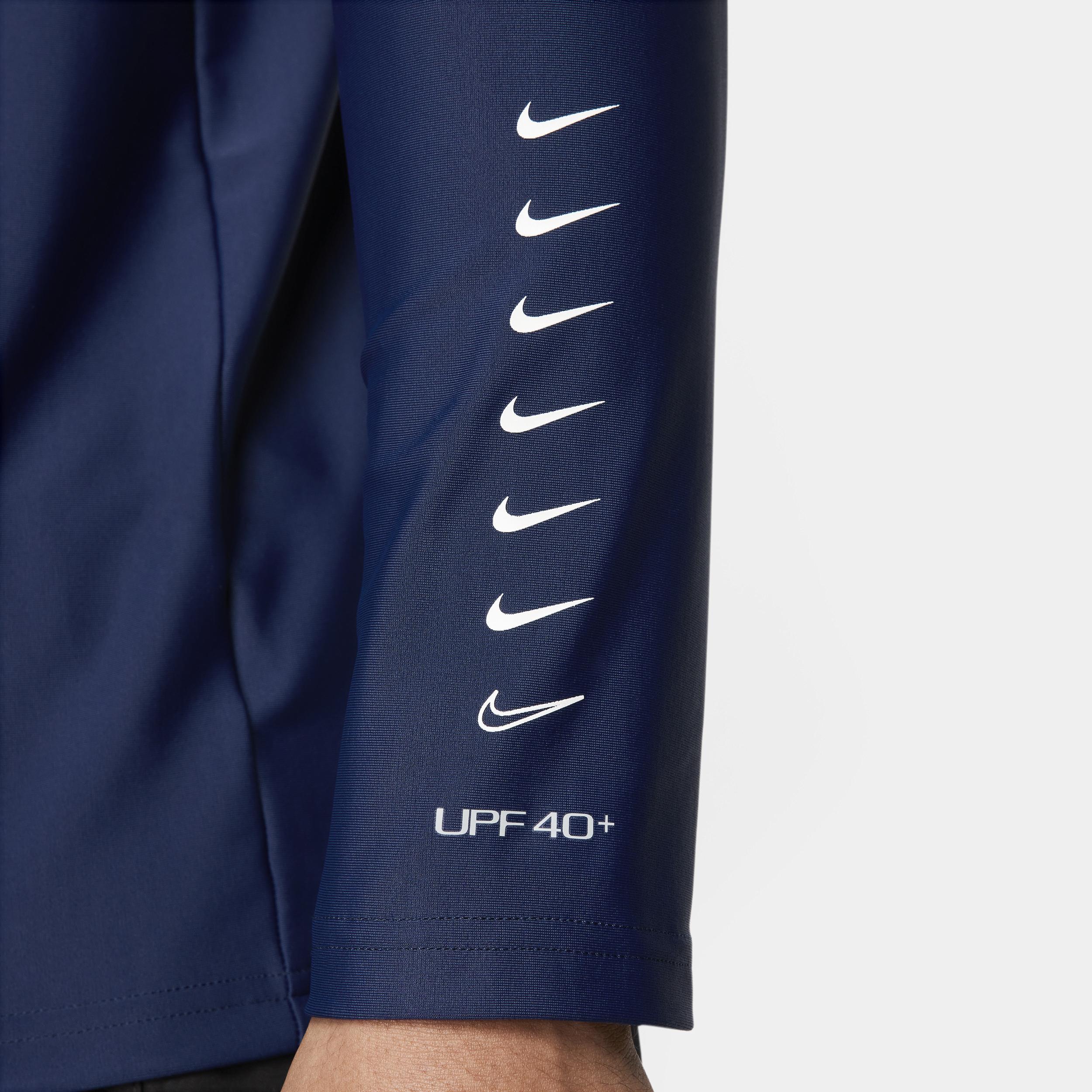 Nike Men's Swim 3-D Long-Sleeve Full-Zip Hydroguard Product Image