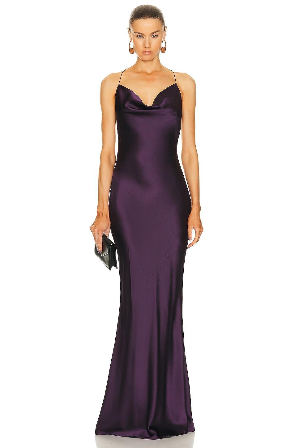 SER.O.YA Massimo Gown Purple. (also in XL). Product Image