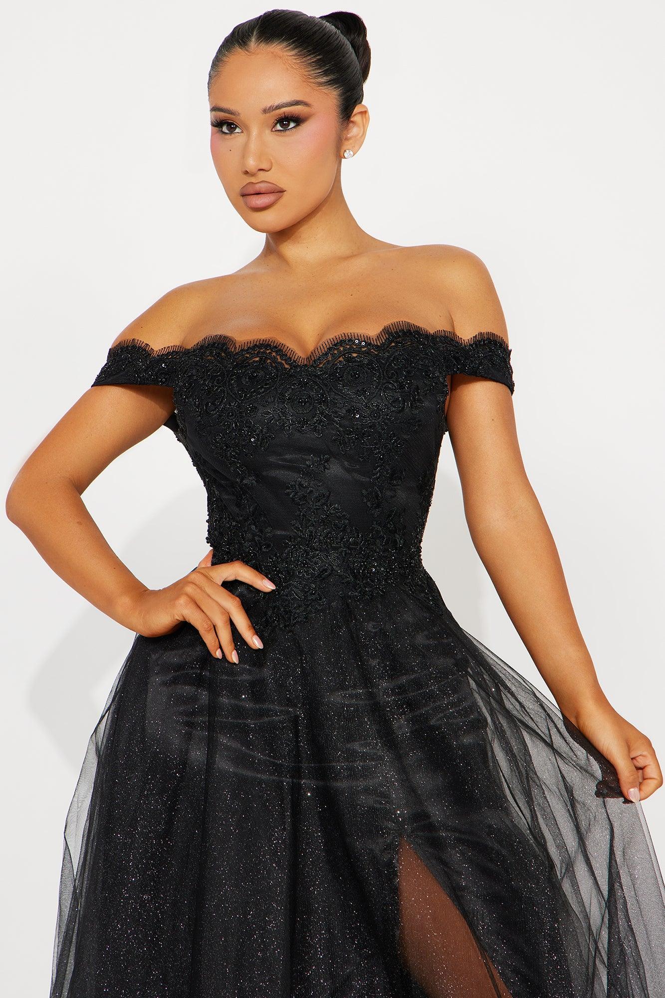 Splendid Ball Night Gown - Black Product Image