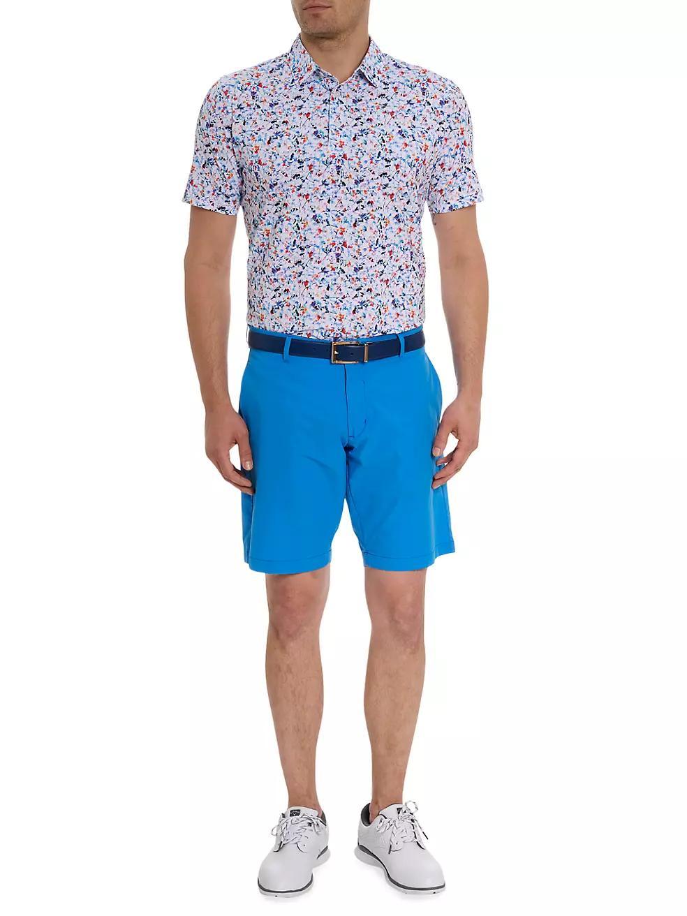 Lucca Floral Polo Shirt Product Image