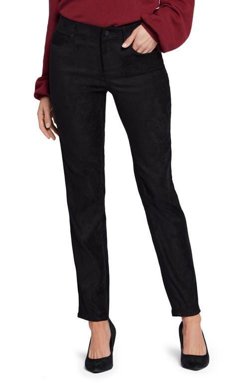 NYDJ Sheri Slim Faux Suede Pants Product Image