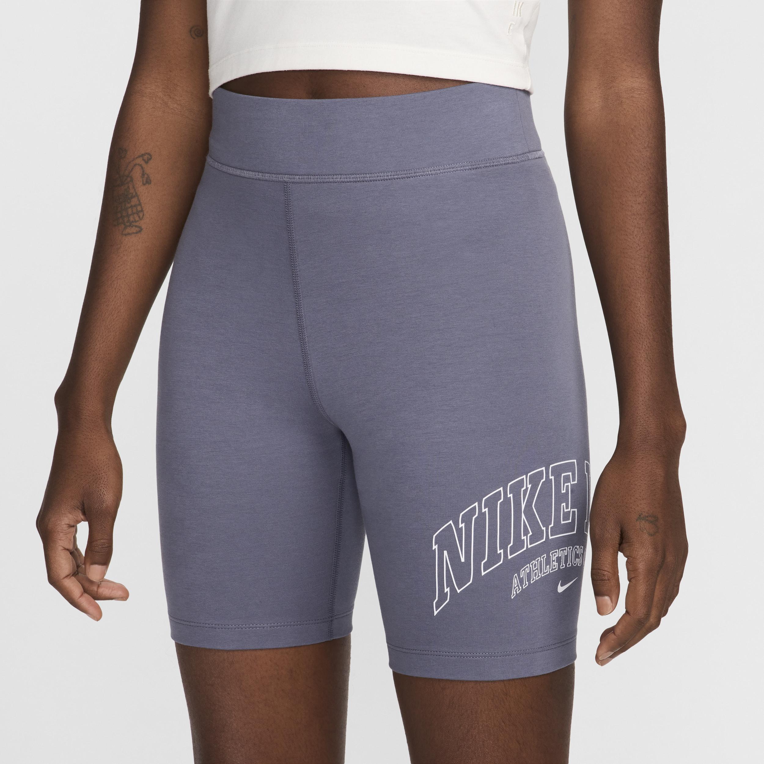 Women's Nike Sportswear Classic High-Waisted 8" Biker Shorts Product Image