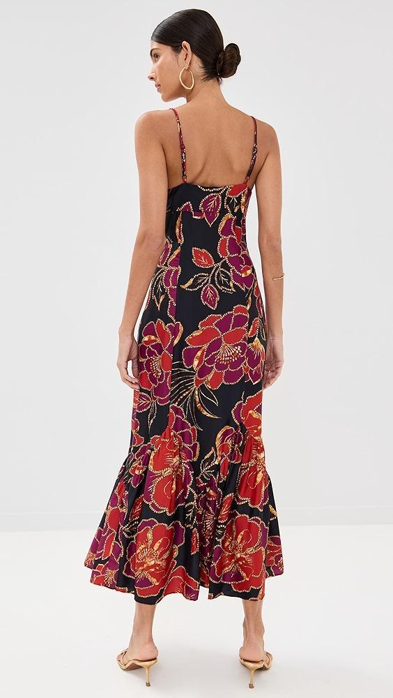 FARM Rio Shiny Chita Black Maxi Dress | Shopbop Product Image