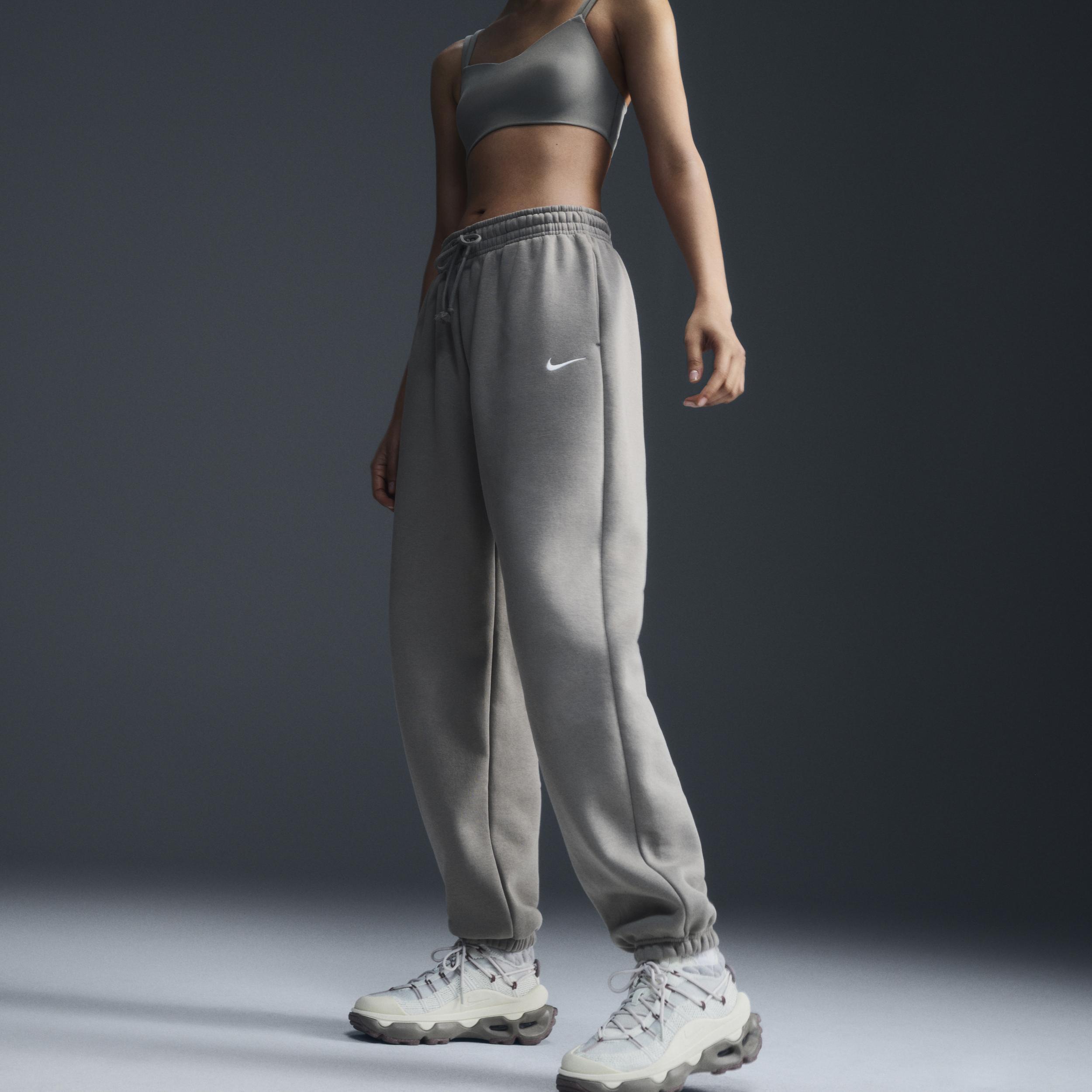 Womens Nike Sportswear Phoenix Fleece High-Waisted Oversized Sweatpants Product Image