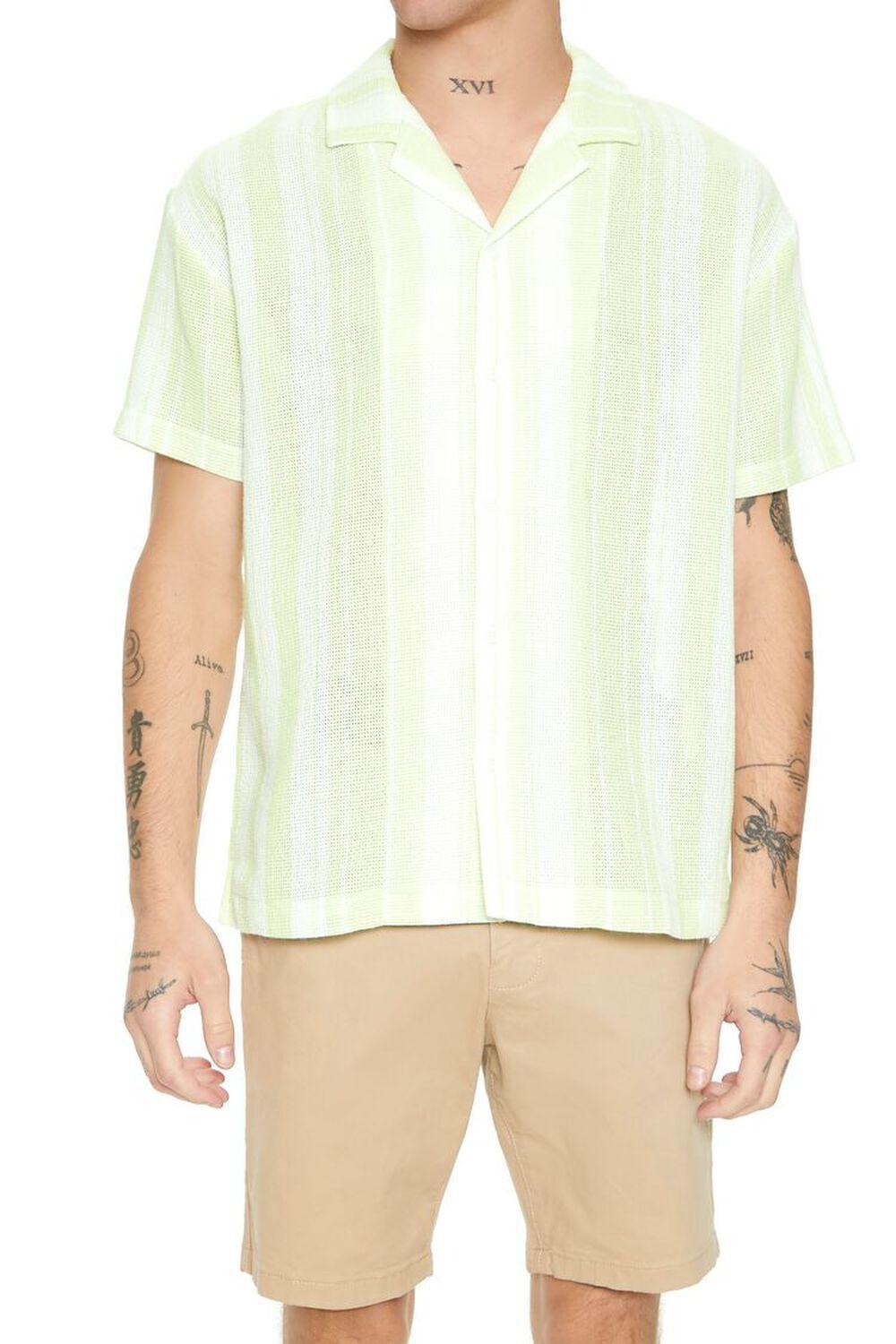 Textured Striped Shirt | Forever 21 Product Image