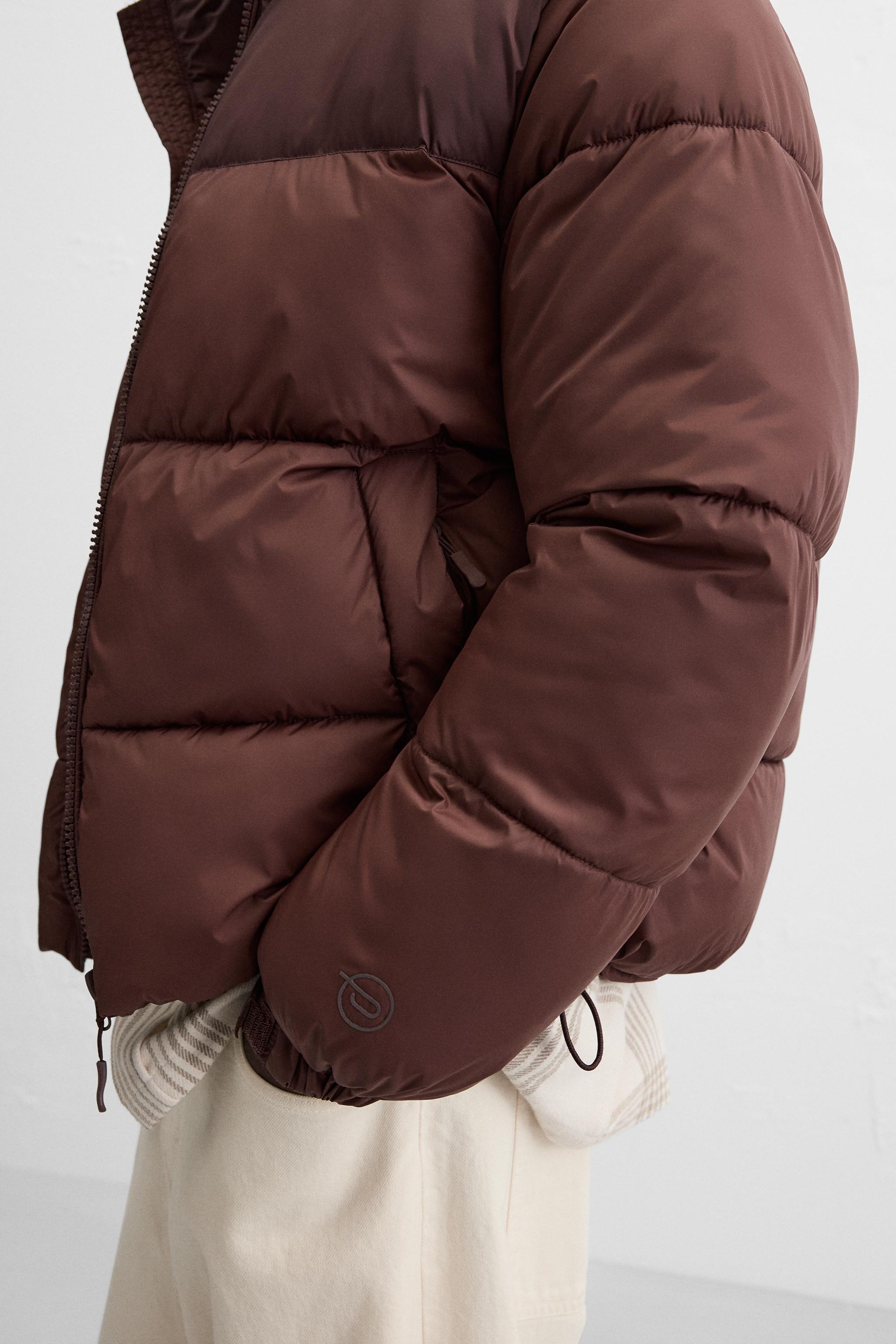 COLOR BLOCK PUFFER JACKET Product Image