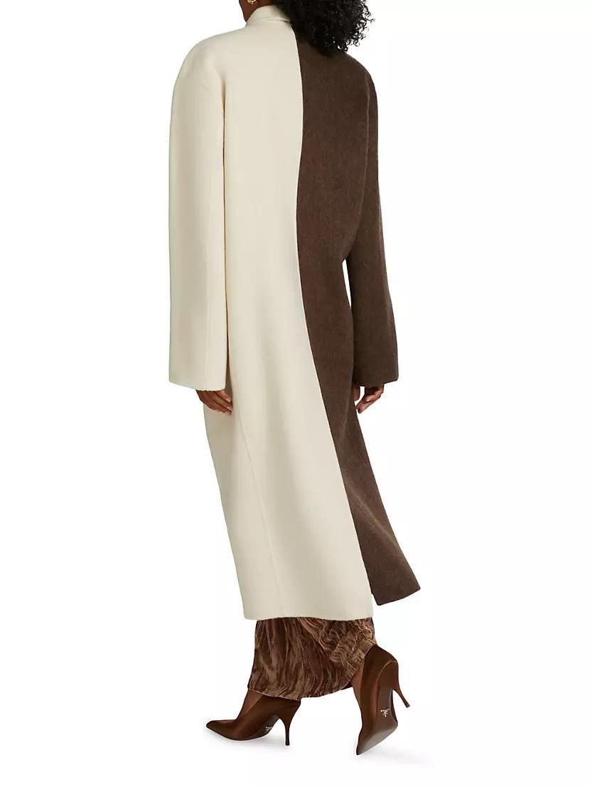 Womens Wendalin Bi-Colored Tailored Coat Product Image