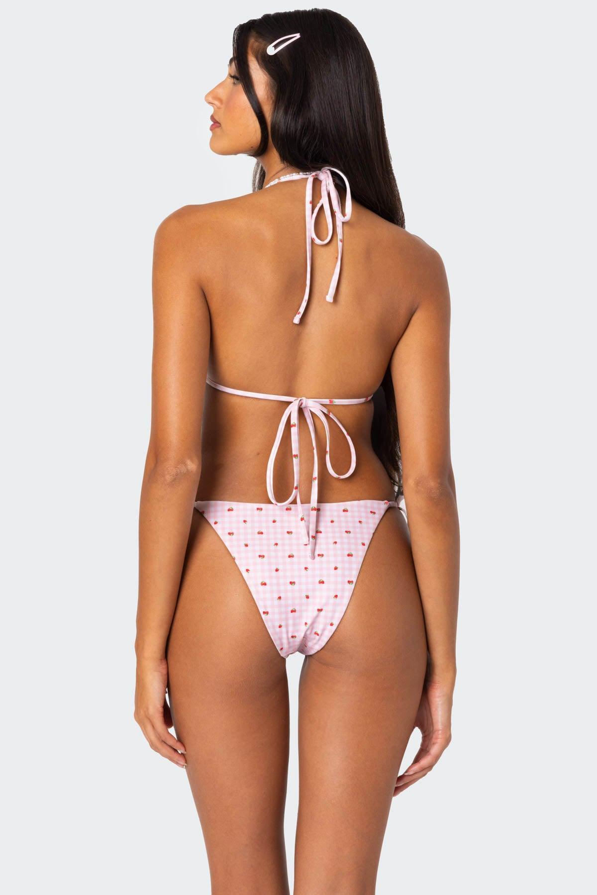 Picnic Triangle Bikini Top Product Image