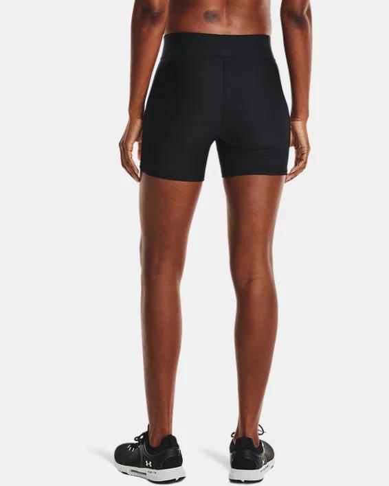 Women's HeatGear® Mid-Rise Middy Shorts Product Image