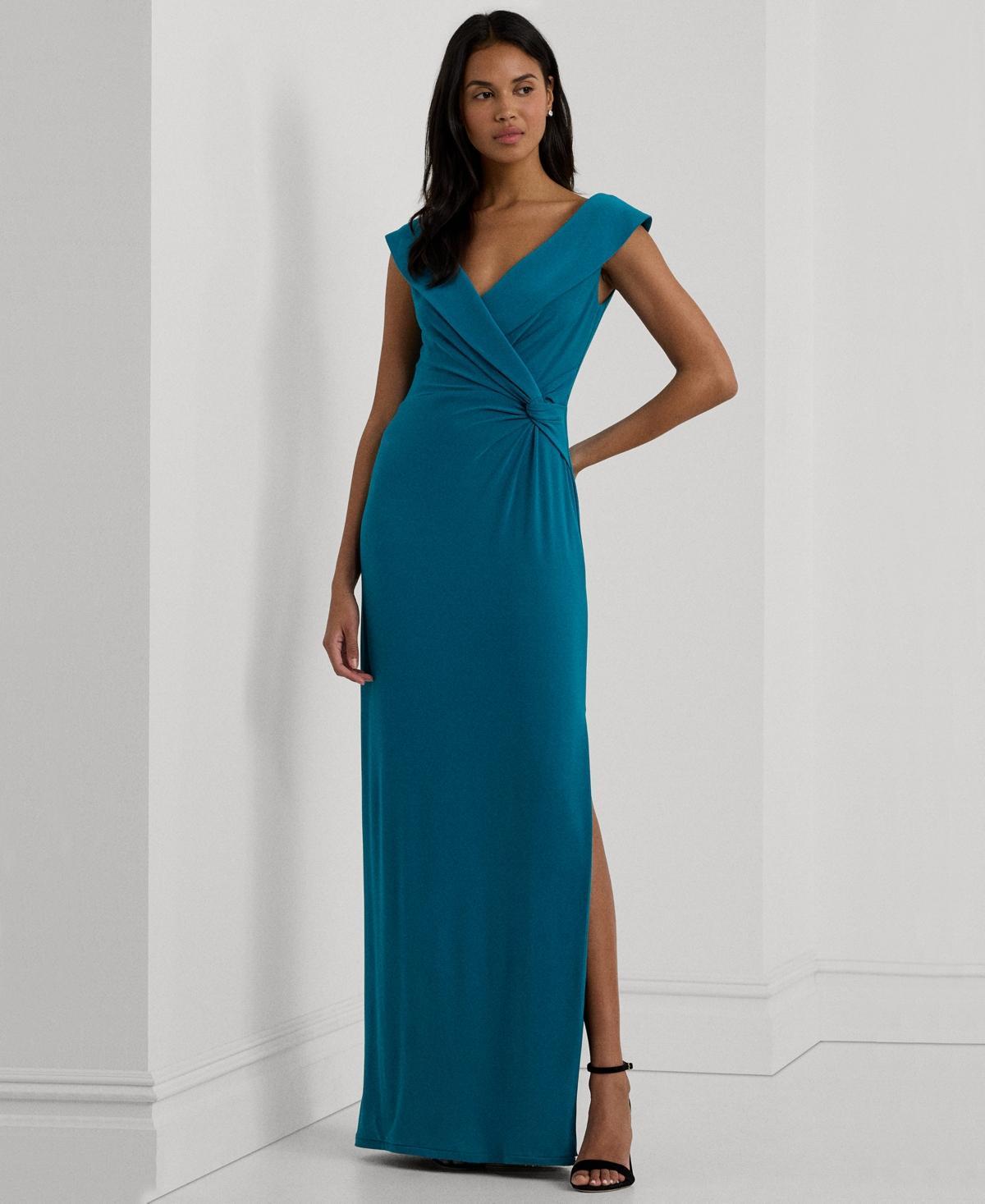 Women's Twisted Off-The-Shoulder Gown Product Image