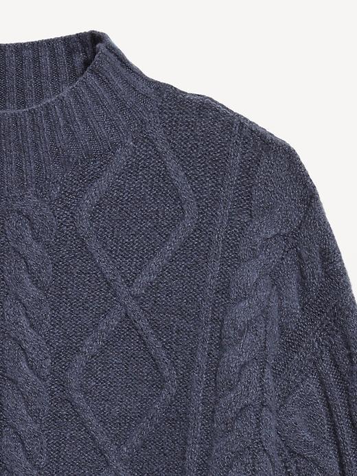 SoSoft Crop Cable-Knit Sweater Product Image