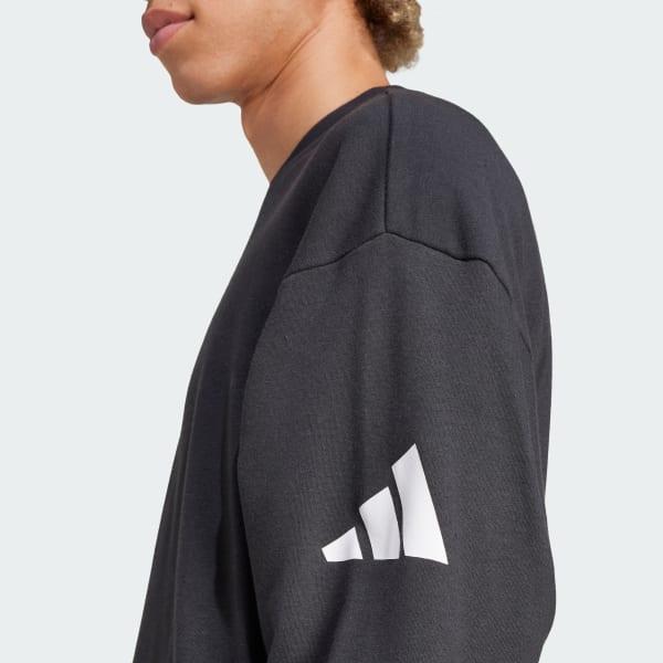 adidas Essentials Loose Fit 3 Bar Logo Sweatshirt Warm Clay XS Mens Product Image