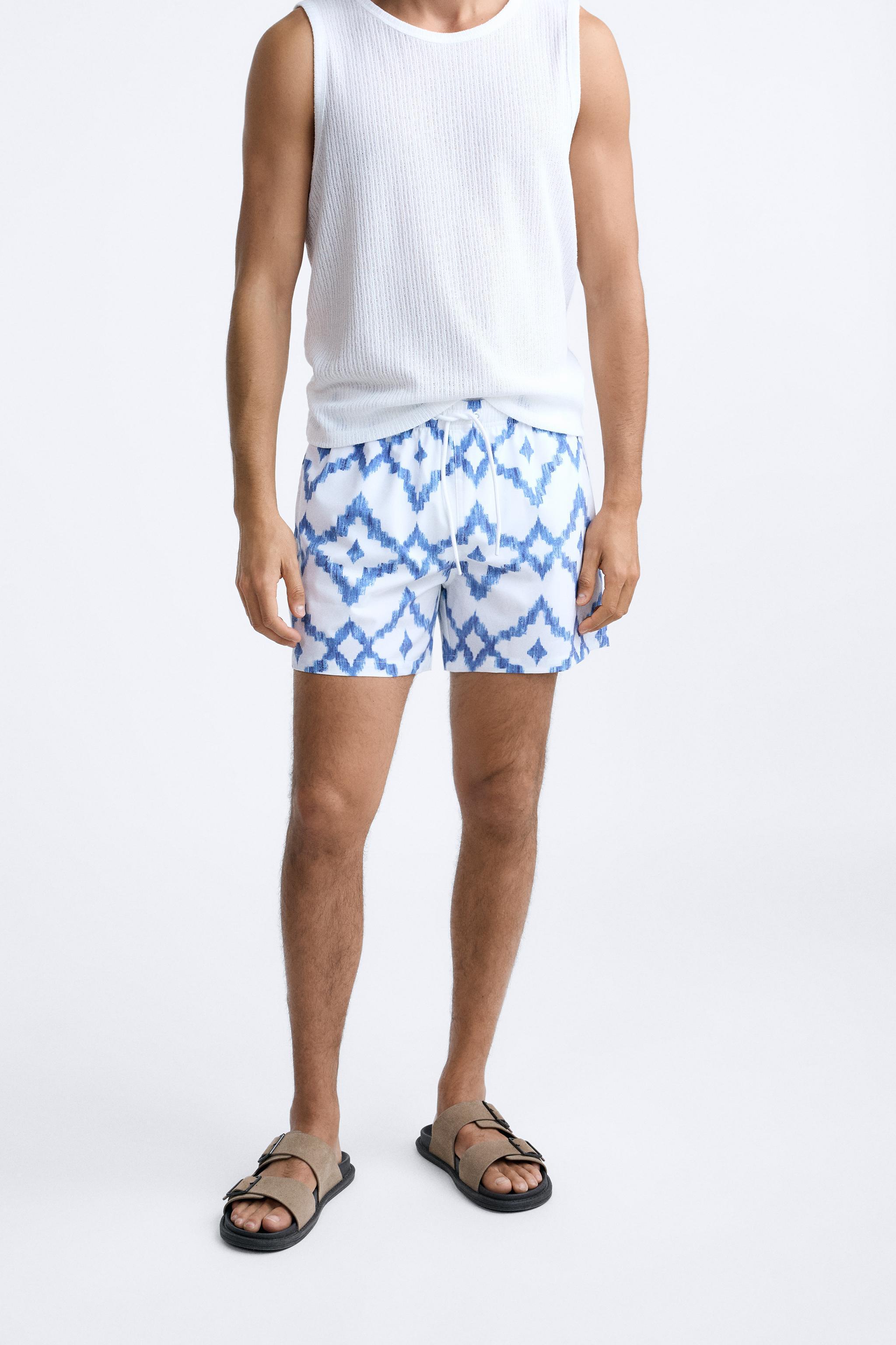 REGULAR GEOMETRIC PRINT SWIMSUIT Product Image