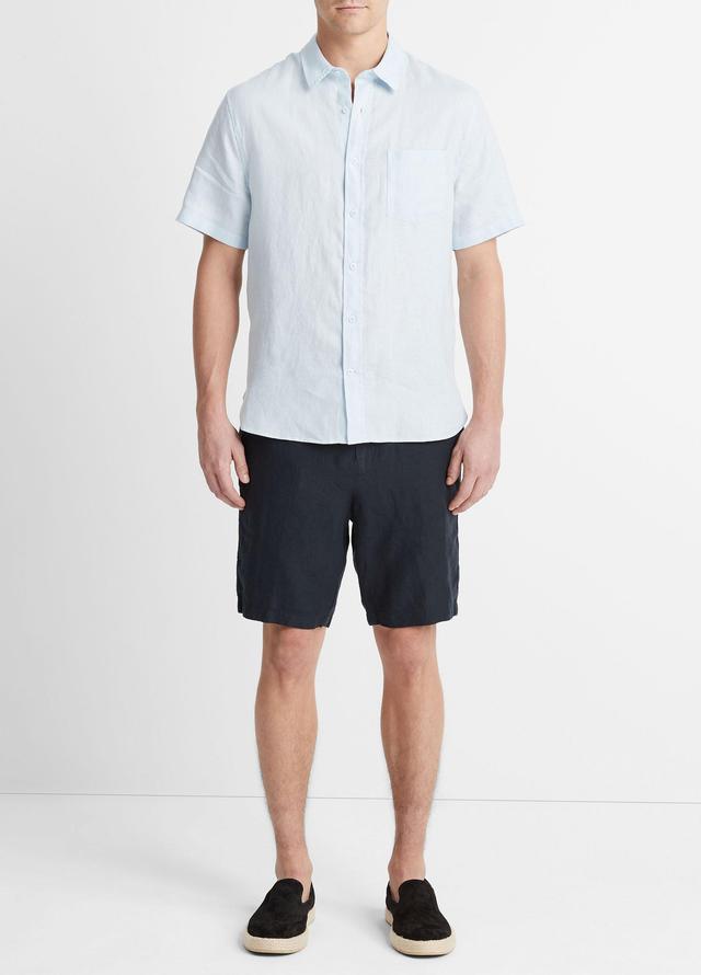 Linen Short-Sleeve Shirt Product Image