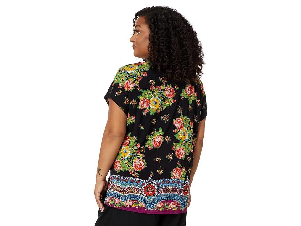 Johnny Was The Janie Favorite Dolman V-Neck- Spark (Multicolor) Women's Clothing Product Image