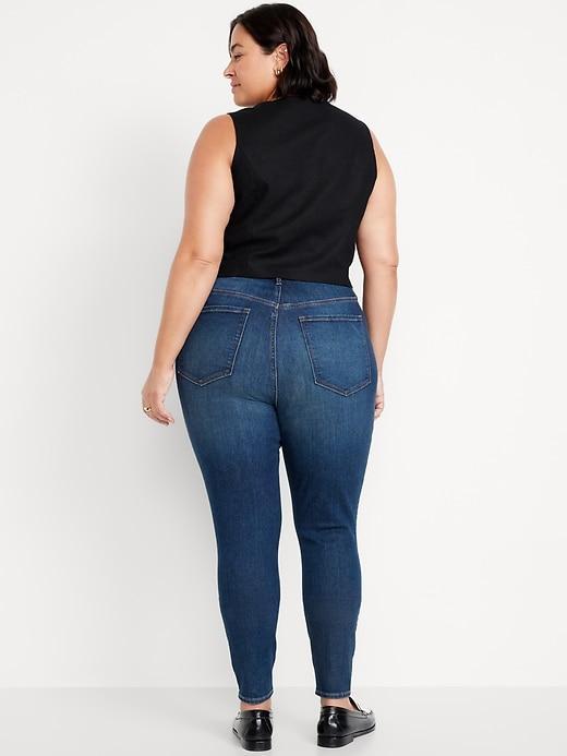 Extra High-Waisted Rockstar 360° Stretch Super-Skinny Jeans Product Image